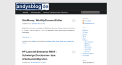 Desktop Screenshot of andysblog.de